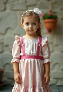 Alices Bakery Toddler Rosa Classic Costume face swap