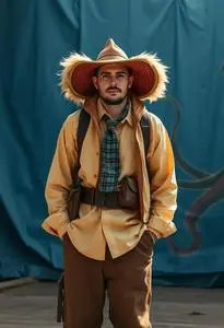 Male Costume Funny face swap