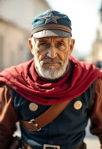 Captain Old Costume face swap