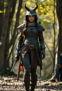 Huntress Costume face swap