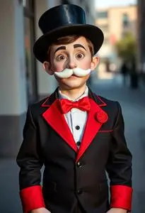 Monopoly Male Halloween Costume face swap