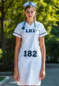 Blink 182 Nurse Costume face swap