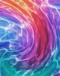 Rainbow Colors Liquid Wave Water phone wallpaper