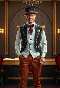 Casino Themed Costume face swap