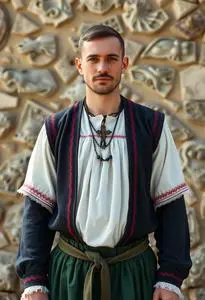 Croatian Folk Costume face swap