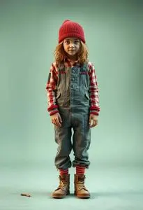 Raggedy Andy Costume Kid face swap