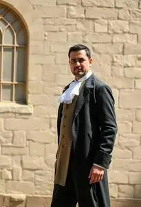 English Barrister Costume face swap