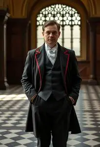 English Barrister Costume face swap