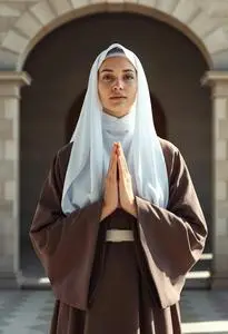 Say Your Prayers Woman Nun Costume face swap