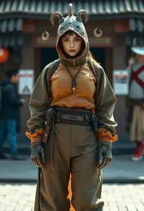 Woman Hook Costume face swap