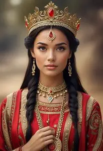 Miss World Traditional Costume face swap