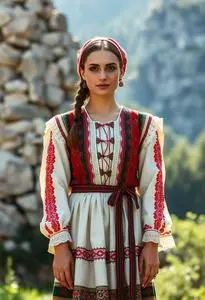 Croatian Folk Costume face swap