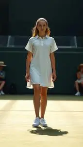 Wimbledon White Clothing Rule face swap