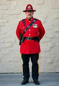 Plus Size Rcmp Canadian Mountie Costume face swap