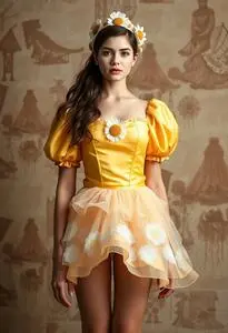 open lace back dress Adult Princess Daisy Super Mario Brothers Inspired Pink Tutu Dress Pag   EverAfterTutuCo