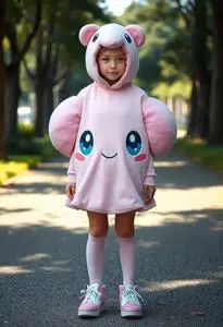 Pokmon Jigglypuff Girl Costume face swap