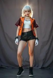 Pop Outfit Female Costume face swap