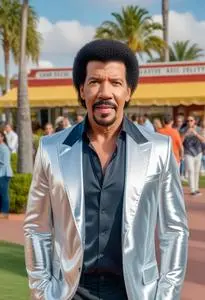 Lionel Richie Fancy Dress Costume face swap