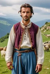 Lonely Goatherd Costume face swap