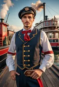 Steam Boat Willie Costume face swap