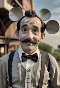 Steamboat Willie Costume face swap