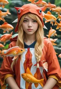 Magikarp Cosplay face swap