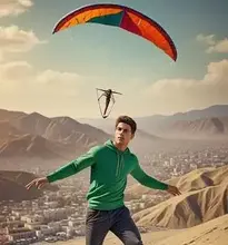 Kite Man face swap