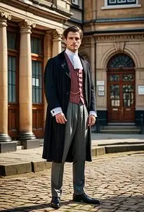 English Barrister Costume face swap
