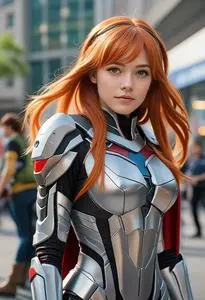 Eva Cosplay face swap