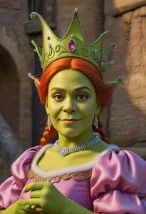 sachin and babi light blue dress Halloween costume idea: Fairy Godmother from Shrek #makeuptutorial  #halloween #fallintoshorts