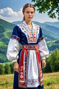 Traditional Slovak Clothing face swap