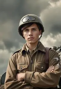 Ww2 Tanker Costume face swap