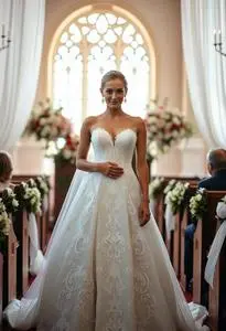 Sadie Robertson Wedding Dress face swap