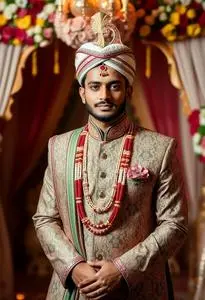 Malayali Wedding Dress Groom face swap