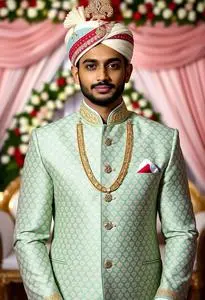 Wedding Sherwani Pagri face swap