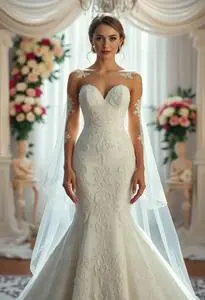 Mafia Wedding Dress face swap