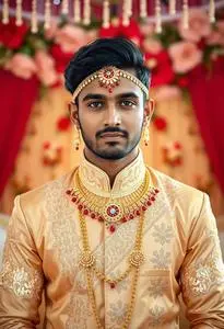 Maratha Wedding Dress Man face swap