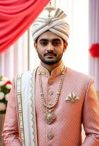 Dulha Wedding Dress Man Face Swap Buy Stock Photo