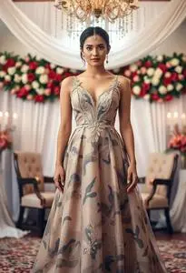 slim fit dress slacks CAMO wedding dress CORSET back with pickups SIZES 16 to 28