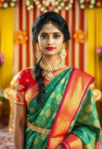Odisha Wedding Saree face swap