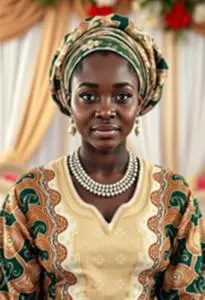 Yoruba Engagement Dress For Bride Face Swap