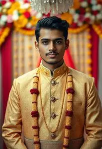 Nepali Wedding Dress Male face swap