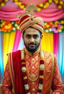 Indian Groom Pagri face swap