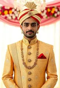 Pagri Sherwani face swap