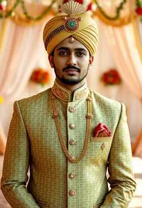 Jodhpuri Suit Man Pagdi face swap