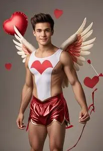 Adult Cupid Costume face swap