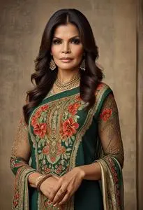 Zeenat Aman Fashion face swap
