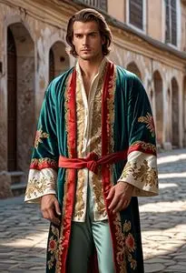 Casanova Robe Costume face swap