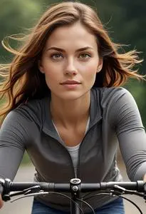 Woman Cycle Tops face swap