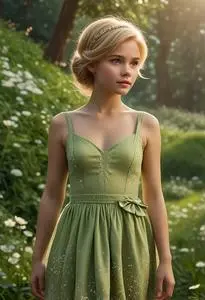 Tinkerbells Dress face swap